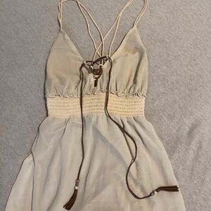 boho backless dress